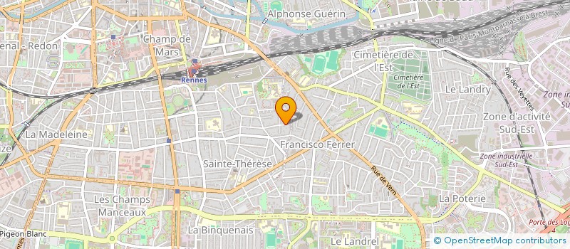 localisation de l'entreprise VERNIER  RENNES