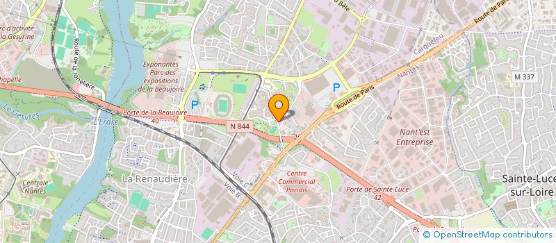localisation de l'entreprise VERNIER CLIMATIQUE NANTES  NANTES