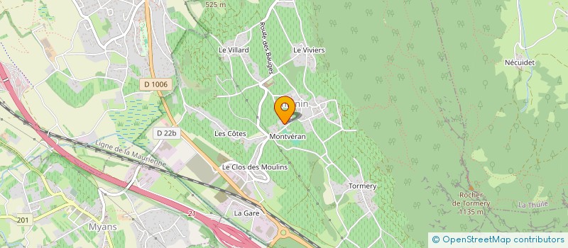 localisation de l'entreprise VERNIER / JODLOWSKI  CHIGNIN