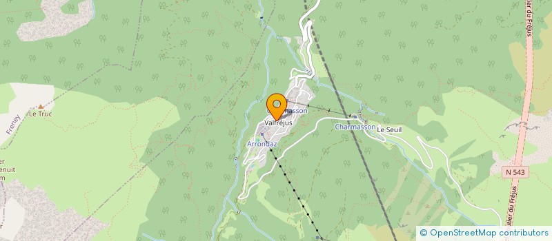 localisation de l'entreprise VERNILLET / LEJEMBLE  MODANE