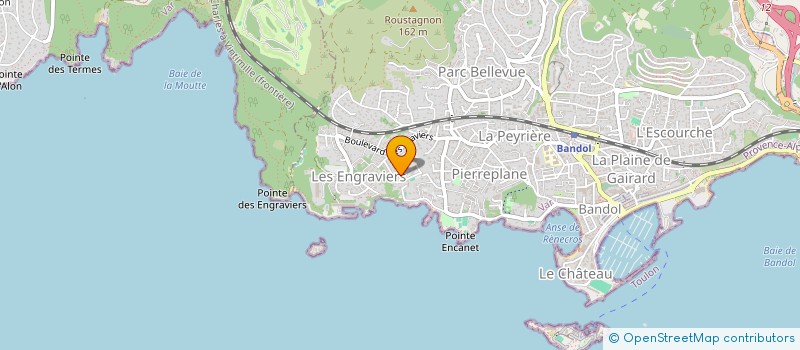 localisation de l'entreprise VERNIMMO à BANDOL