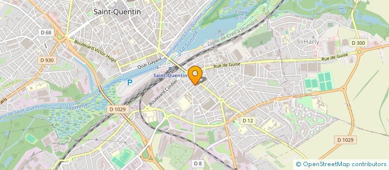 localisation de l'entreprise VERNIN & KAPEZYNSKI à SAINT QUENTIN