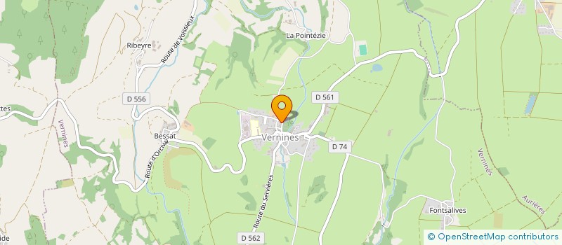 localisation de l'entreprise VERNINES S'ANIME  VERNINES