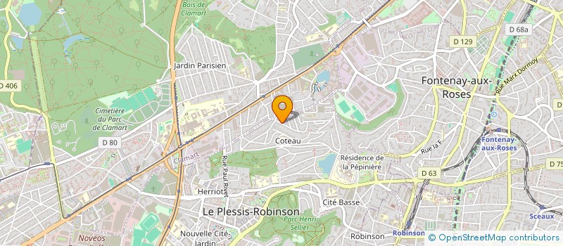 localisation de l'entreprise VERNIQUE ROGER SCI SCEY à LE PLESSIS-ROBINSON