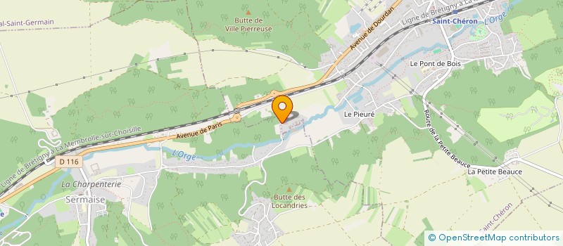 localisation de l'entreprise VERNIS JACQUELIN SA à SAINT-CHERON