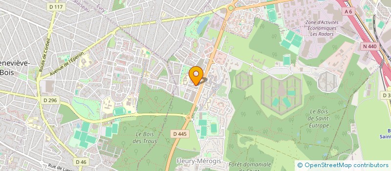 localisation de l'entreprise VERNIS SOUDEE AUTOMOBILE  FLEURY-MEROGIS