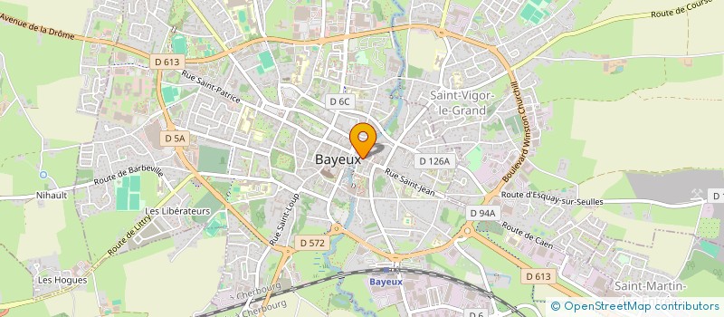 localisation de l'entreprise VERNIS TENTATION à BAYEUX