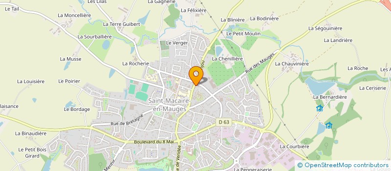 localisation de l'entreprise VERNISSEUR DES MAUGES à SEVREMOINE