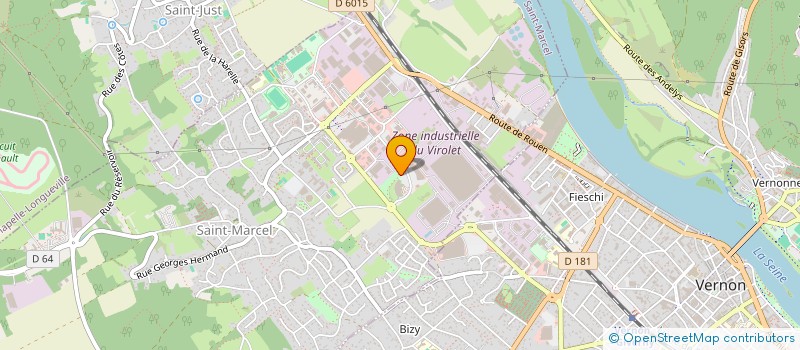 localisation de l'entreprise VERNON DEVELOPPEMENT  SAINT-MARCEL