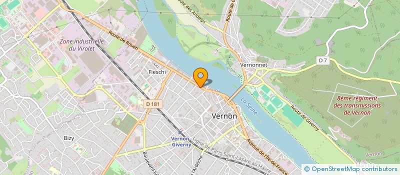 localisation de l'entreprise VERNON IMMOBILIER à VERNON