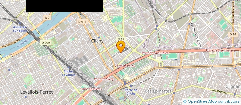 localisation de l'entreprise VERNOT IVLEFF ATELIER MECANIQ à CLICHY