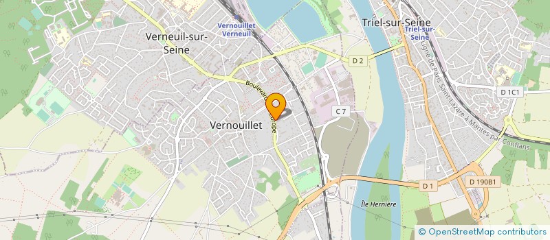 localisation de l'entreprise VERNOUILLET AUTOMOBILES  VERNOUILLET