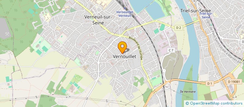 localisation de l'entreprise VERNOUILLET CONDUITE à VERNOUILLET