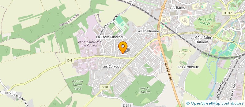 localisation de l'entreprise VERNOUILLET PETANQUE UFOLEP à VERNOUILLET