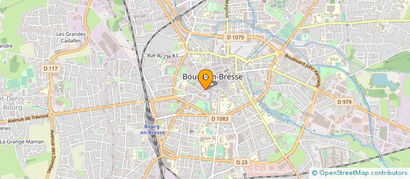 localisation de l'entreprise VERNOUX IMMMOBILIER à BOURG-EN-BRESSE