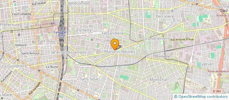 localisation de l'entreprise VERO.B  LYON