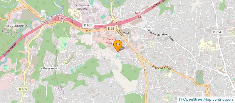 localisation de l'entreprise VERO NET à ANTIBES