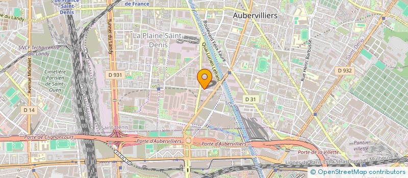localisation de l'entreprise VERO RETAIL à AUBERVILLIERS