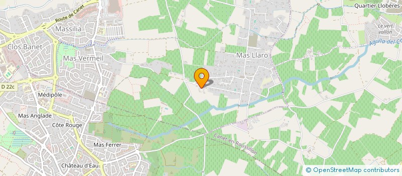 localisation de l'entreprise VEROBAR  PERPIGNAN