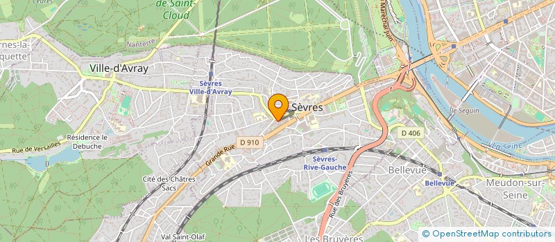 localisation de l'entreprise VEROBIO à SEVRES