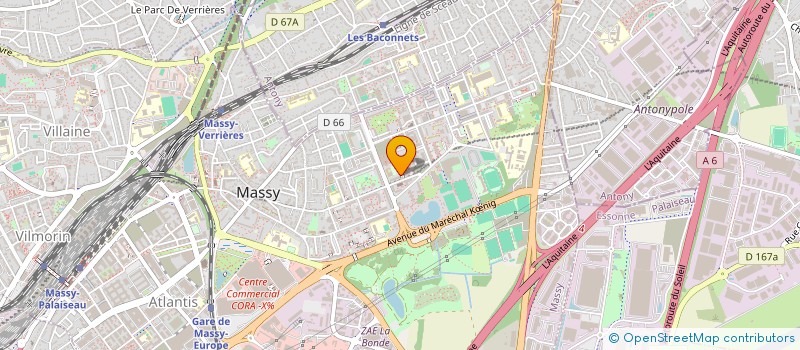 localisation de l'entreprise VEROCHAR à MASSY