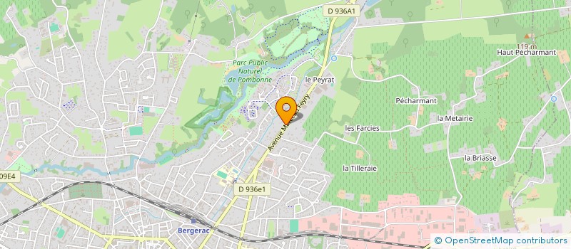 localisation de l'entreprise VEROCHRIS 24 à BERGERAC