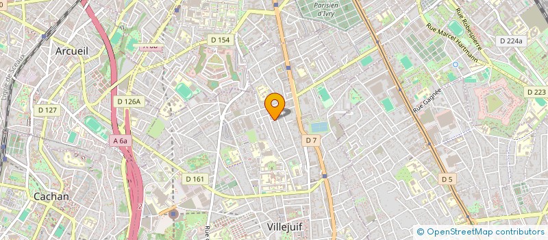 localisation de l'entreprise VEROLLOT FOOTBALL CLUB à VILLEJUIF