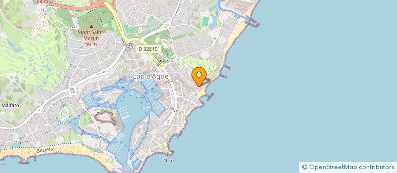 localisation de l'entreprise VERON  AGDE