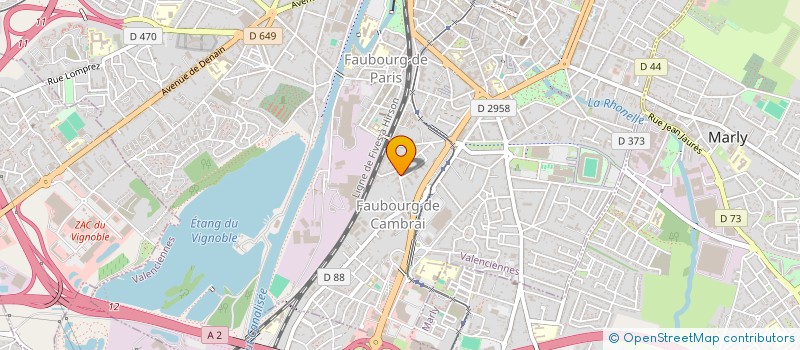 localisation de l'entreprise VERON / BRUNEAU à VALENCIENNES