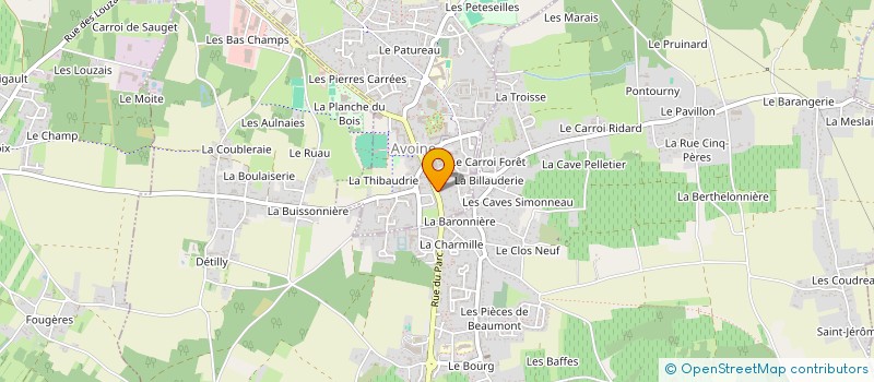 localisation de l'entreprise VERON OPTIC  AVOINE