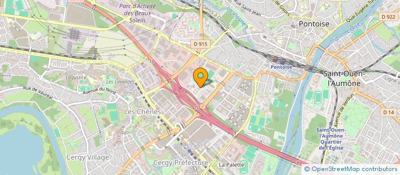 localisation de l'entreprise VERONAC  PONTOISE