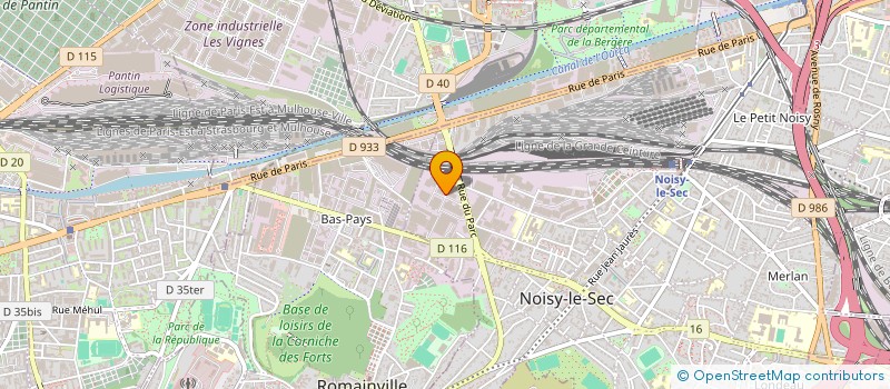 localisation de l'entreprise VERONAUTO à NOISY-LE-SEC