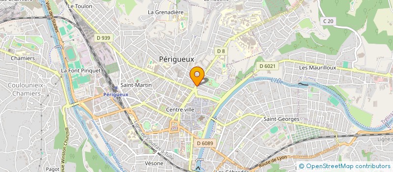 localisation de l'entreprise VERONE 2005 à PERIGUEUX