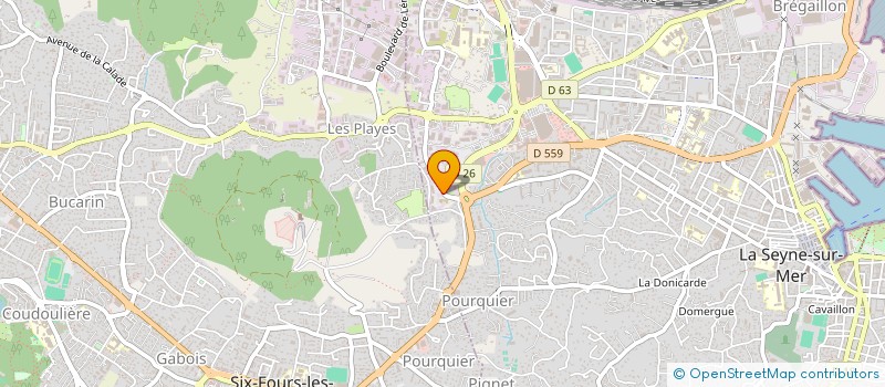 localisation de l'entreprise VERONE  LA SEYNE-SUR-MER