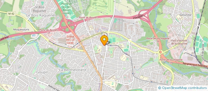 localisation de l'entreprise VERONE à NANTES
