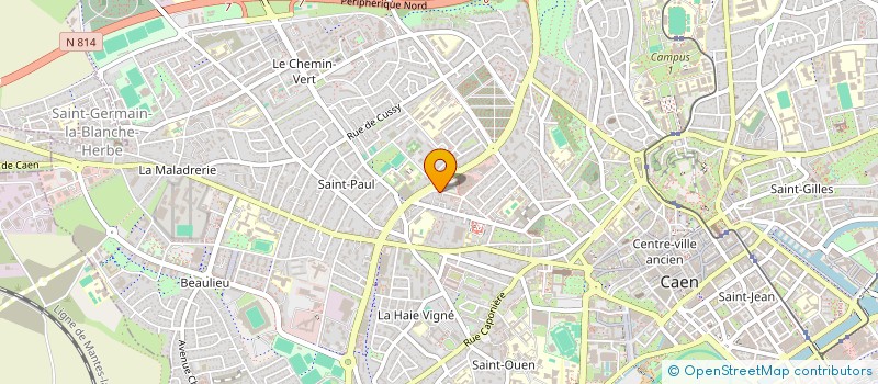 localisation de l'entreprise VERONESE à CAEN