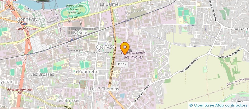 localisation de l'entreprise VERONESE  DECINES-CHARPIEU