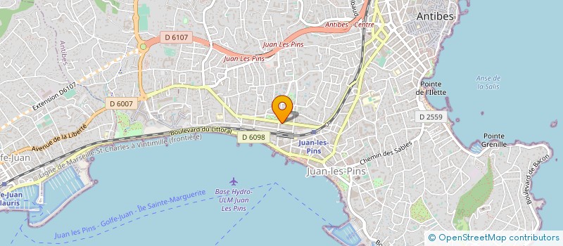 localisation de l'entreprise VERONESI INTERNATIONAL CONSEIL à ANTIBES