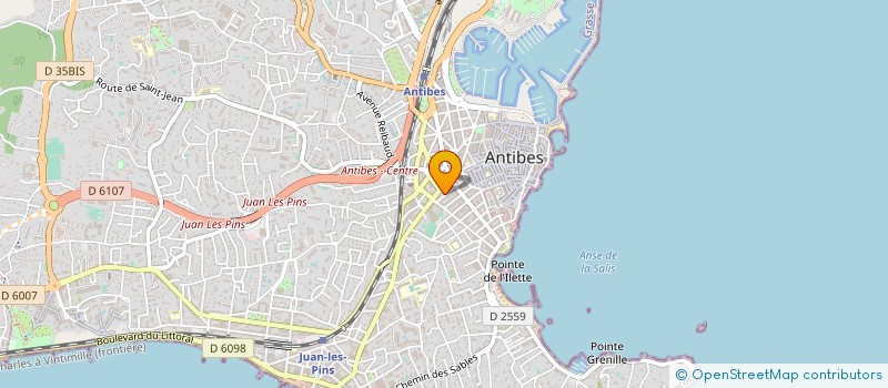localisation de l'entreprise VERONICA COIFF à ANTIBES