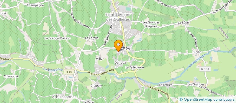 localisation de l'entreprise VERONICO  SAINT-ETIENNE-DES-OULLIERES