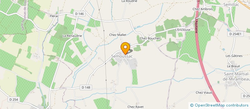 localisation de l'entreprise VERONIKE  SEMOUSSAC