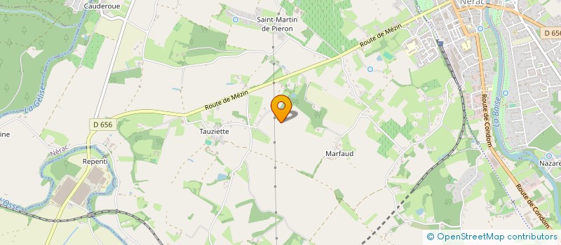 localisation de l'entreprise VERONIQUE AND CO  NERAC