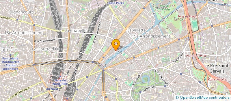 localisation de l'entreprise VERONIQUE BEAUDOTTES à PARIS