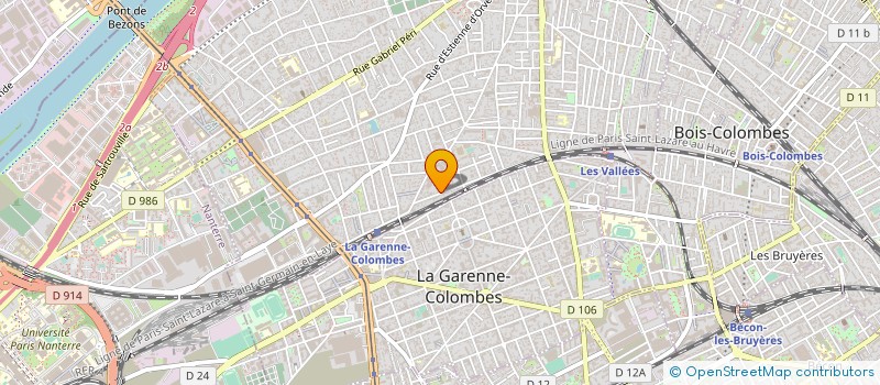 localisation de l'entreprise VERONIQUE BOILLOT  COLOMBES