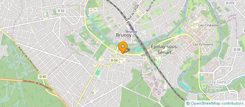 localisation de l'entreprise VERONIQUE DUDON SARL  BRUNOY