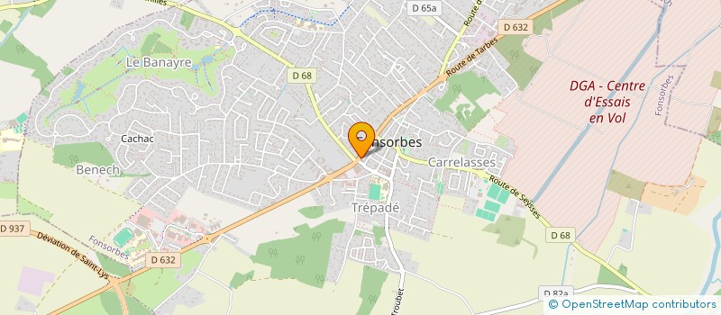 localisation de l'entreprise VERONIQUE ET CHRISTIAN  FONSORBES