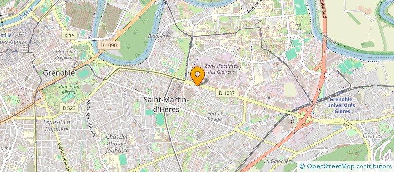 localisation de l'entreprise VERONIQUE ET SIMY DIFFUSION  SAINT-MARTIN-D'HERES