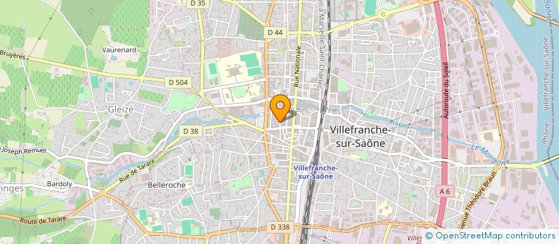 localisation de l'entreprise VERONIQUE GRIFFON à VILLEFRANCHE-SUR-SAONE
