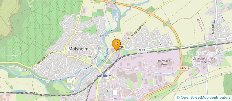 localisation de l'entreprise VERONIQUE INSTITUT à MOLSHEIM