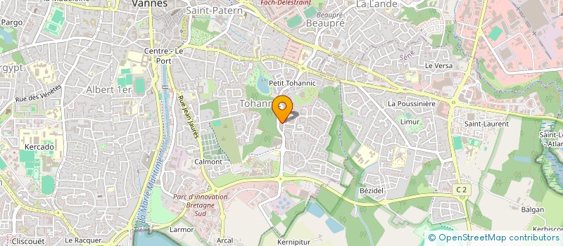 localisation de l'entreprise VERONIQUE LE GAL à VANNES